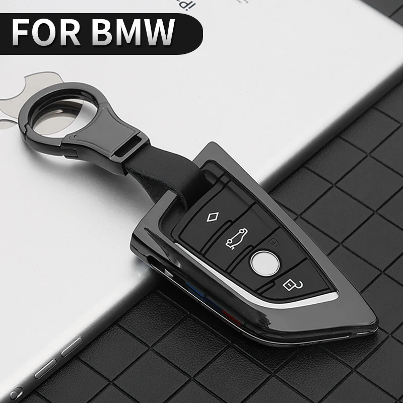 Металлический чехол для автомобильного ключа BMW 1 3 5 7 Series X1 X3 X4 X5 X6 M3 M5 F20 F30 F10 E30 E34 E70