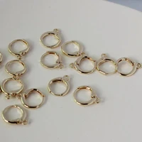 14k gold covered accessories color protection earhook earring diy earring accessories material