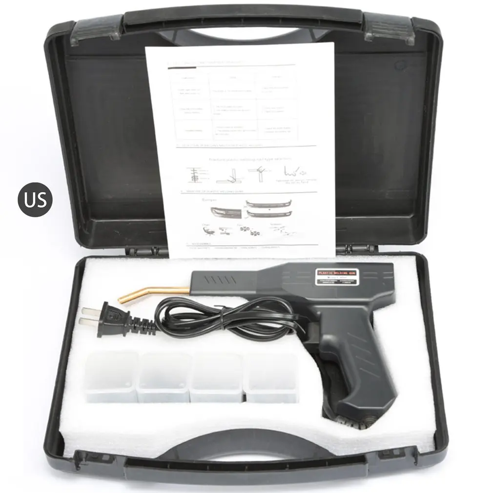 

Ремонт бампера автомобиля Пластиковый сварочный инструмент для гаража ПВХ автомобильный бампер из нержавеющей стали Ремонт пластика свар...