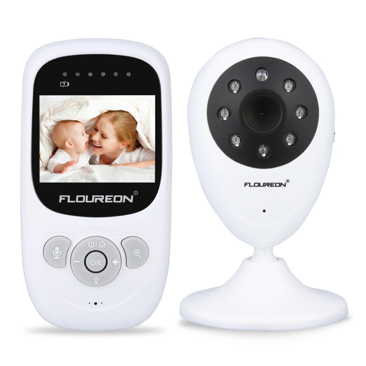 Беспроводной 2 4 монитор GHz Baby LCD Видео няня камера безопасности температурный