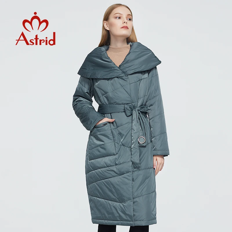 Astrid 2020 новое осенне зимнее женское пальто Женская Теплая длинная парка Модная