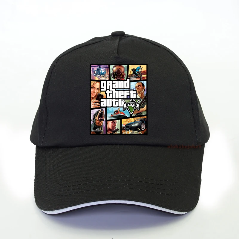 Фото Бейсболка Grand Theft Auto V5 бейсболка для фанатов игры GTA 5 модная брендовая мужская gta5