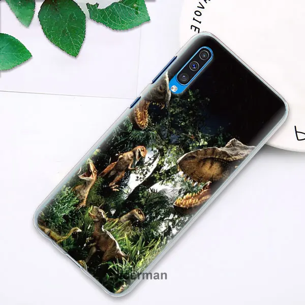 15 Динозавры юрского периода телефонные чехлы для samsung Galaxy A10 A20e A30 A40 A50 A60 A70 A80 A6 A8+ A7 A9 жесткий чехол из поликарбоната - Цвет: 15