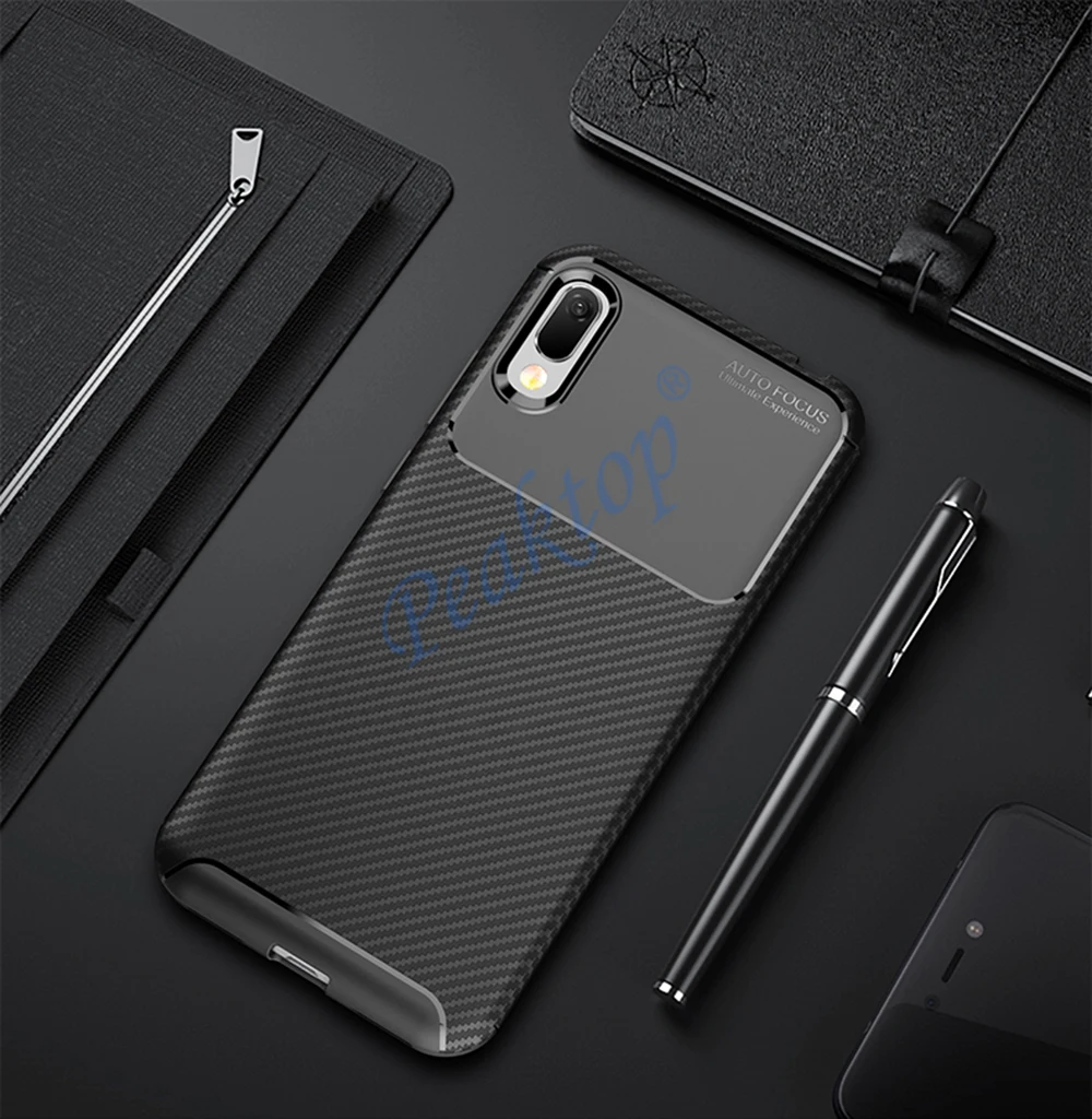 Для Huawei Y6 2019 противоударный мягкий чехол из ТПУ с защитой от отпечатков пальцев