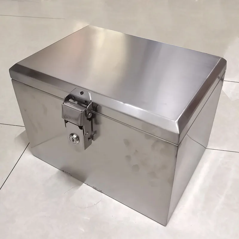 Портативный ящик для инструментов из нержавеющей стали домашний хранения