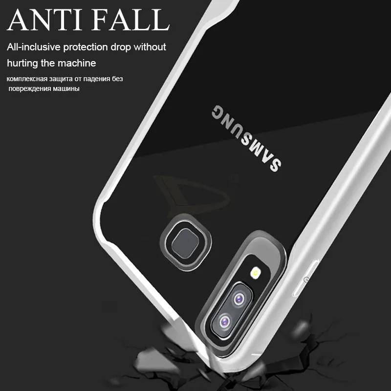 Роскошный бронированный противоударный бампер чехол для Samsung Galaxy S8 S9 S10 плюс S10e A10