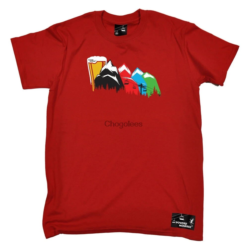 Лыжные аксессуары забавная новинка Мужская футболка-пивной подъемник - купить по