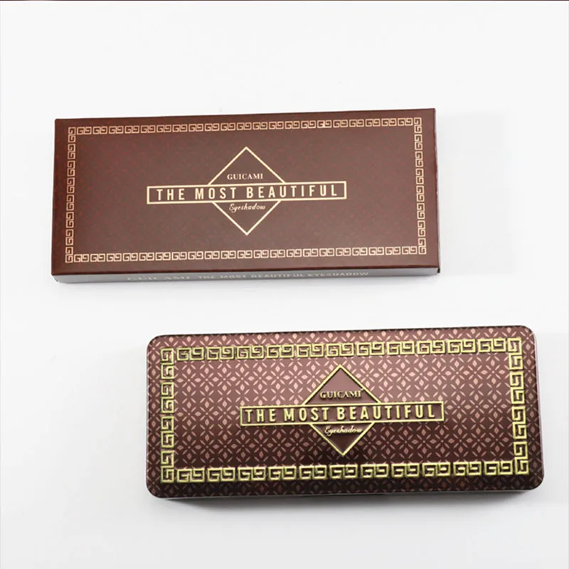 Новые очаровательные блестящие 16 цветов Тени для век металлик макияж палитра