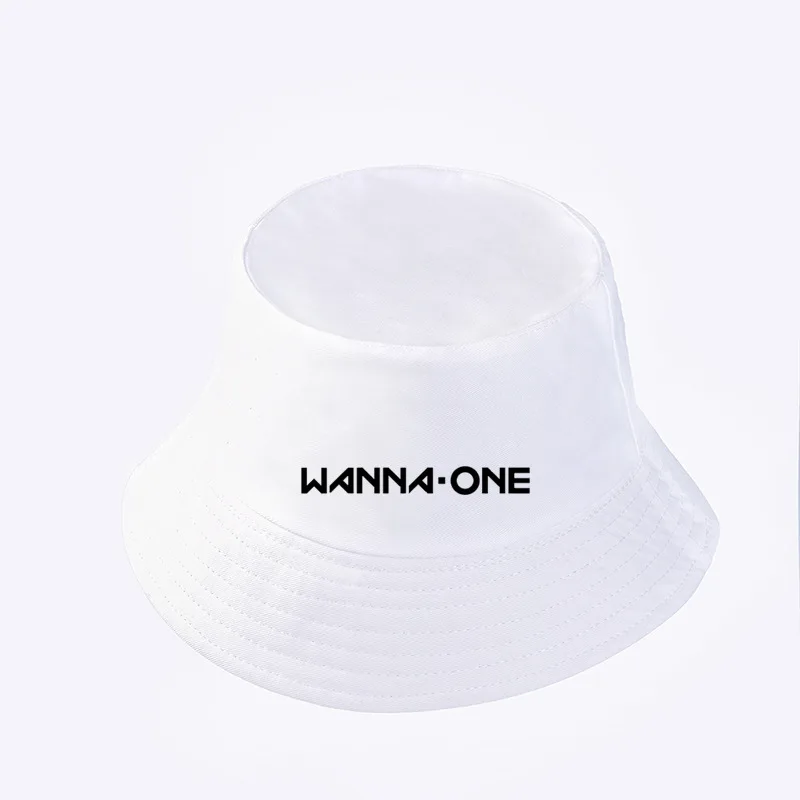 IKFUNII kpop Twice Wanna One Кава Панама Шляпы простой солнцезащитный головной убор основной