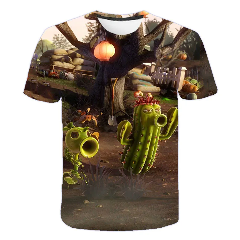 

Boys' and girls' T-shirts are printed with 3D fruits and plants, cartoon casual top, fashion personalized custom clothing