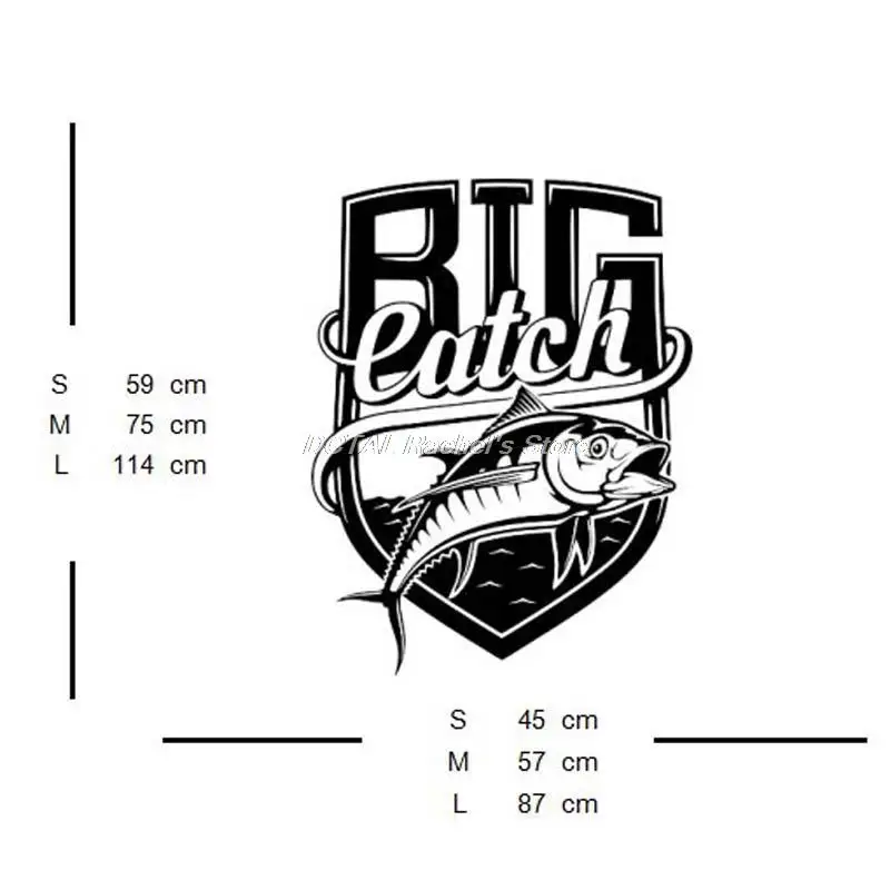 Наклейка в виде тунца искусство рыбалки на лодке корабле двери окно багажник для