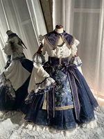 anime touhou project kochiya sanae daily lolita party dress gorgeous uniform cosplay costume women halloween free shipping 2021