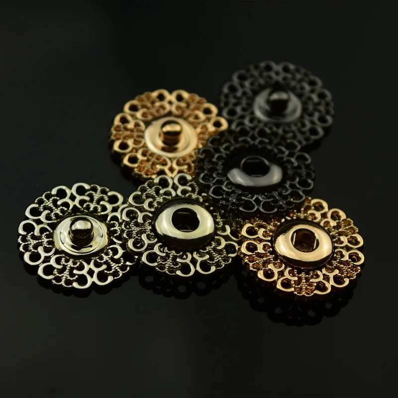 

50 шт., невидимые пуговицы для пальто, 15-28 мм