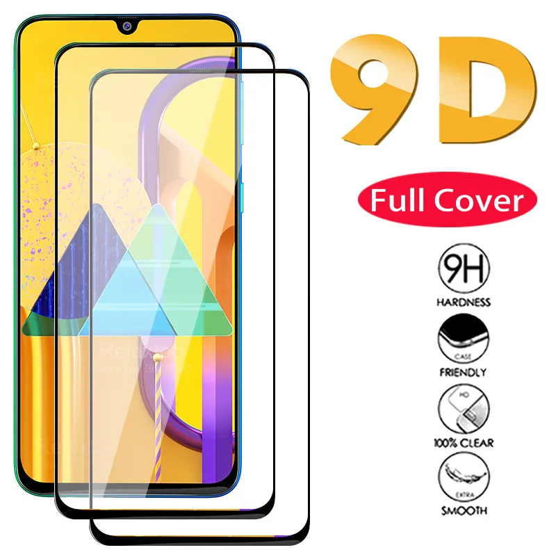 

2PCS protective glass for samsung galaxy m30s m 30s m307f/ds 6.4'' phone screen protector glass sansung m30 s film samsun m 30 s