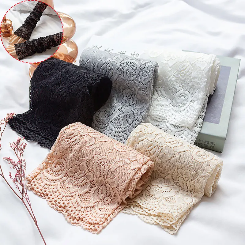 

Lace Arm Cover Sunscreen Fake Sleeve Cuffs Sexy Hollow Out Sleeve Solid Color Breathable Comfortable Gloves Skin-friendly Sleeve