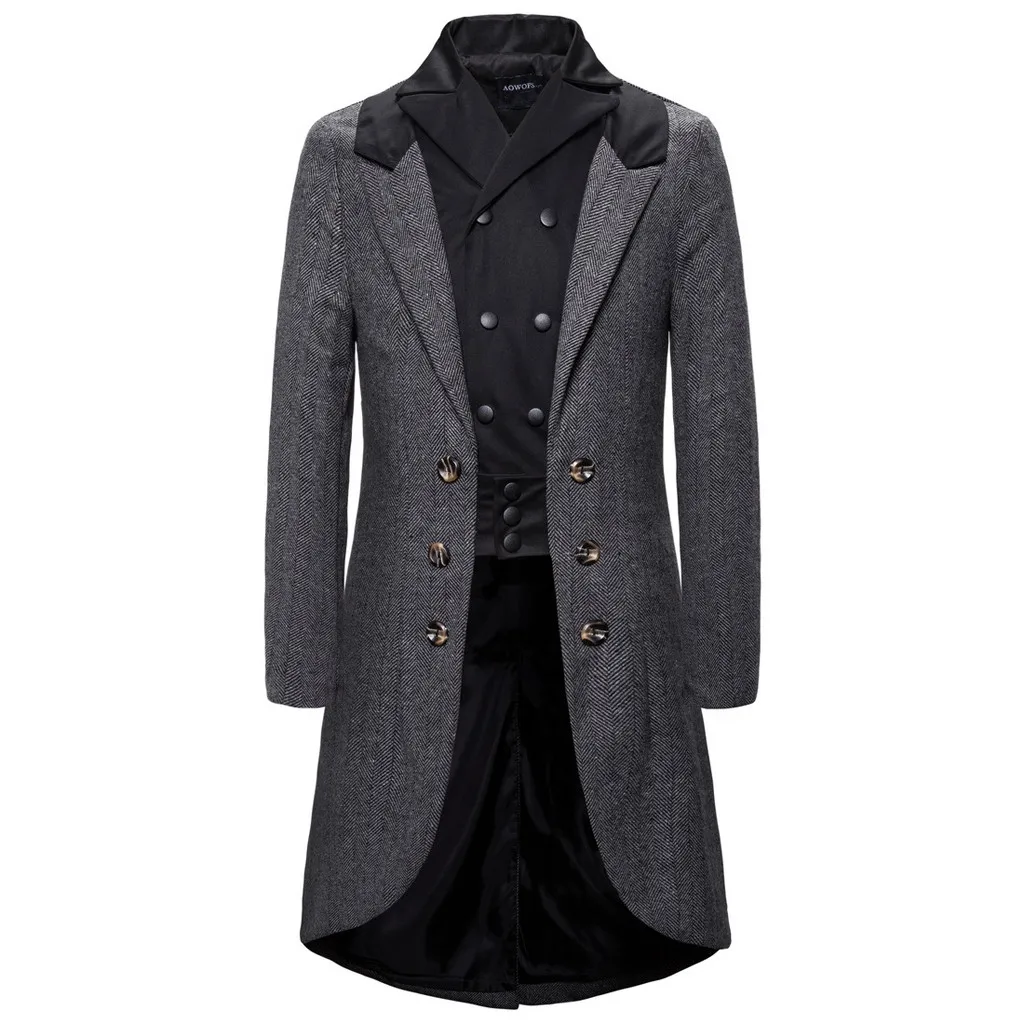 Chaqueta hombre jaqueta masculino, зимнее пальто для мужчин, для отдыха, в полоску, с отстрочкой, в стиле панк, ретро, тонкое пальто, смокинг, пальто casaco abrigo