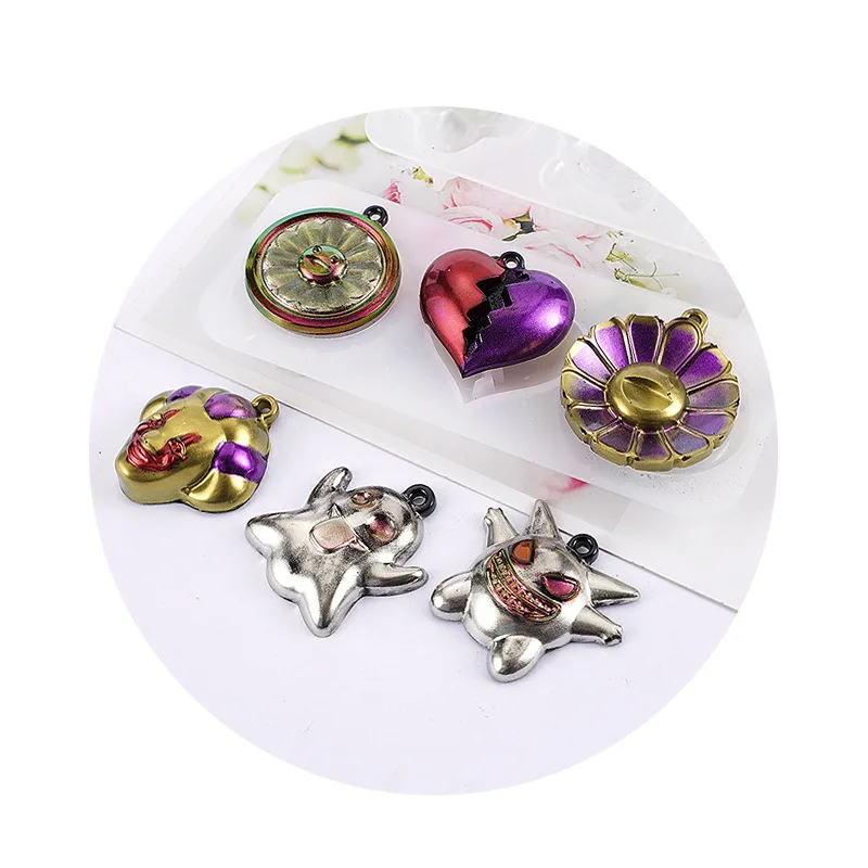 Хрустальная фотоформа клоун дьявол Солнечный цветок 3-даже Хэллоуин