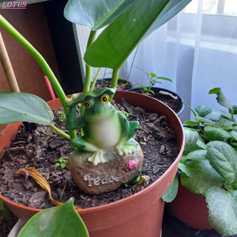 Горячая Распродажа 3 шт. лягушки сад Статуи сидя на каменные скульптуры шланг для