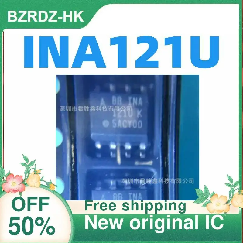 2-10PCS/lot INA121 INA121U INA121UA SOP8 New original IC