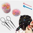 Резинки для волос 1 шт. для девочек, модные прочные резинки для волос