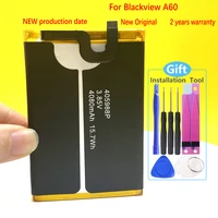 100  Original 4080mAh Battery For Blackview A60 405988p Mobile Phone High Quality Battery Tracking Number