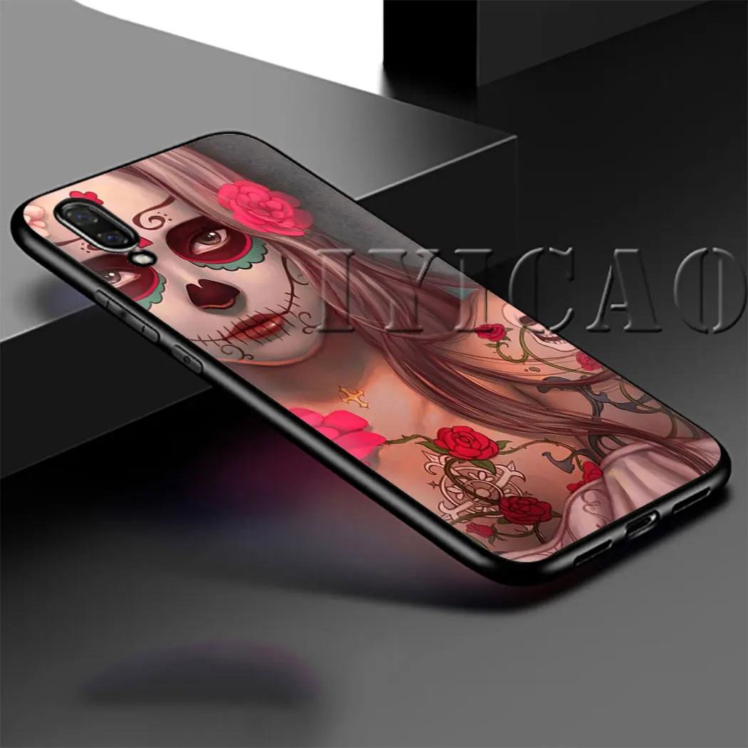 Marigold Tarot Skull Card Soft Case for Huawei P20 Lite Pro P30 P Smart Z Plus | Мобильные телефоны и аксессуары