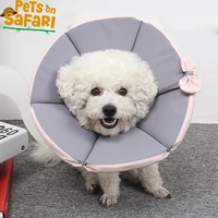 adjustable dog collar soft anti lick protective neck recovery wound dog collar cute pet elizabethan collar dog accessories