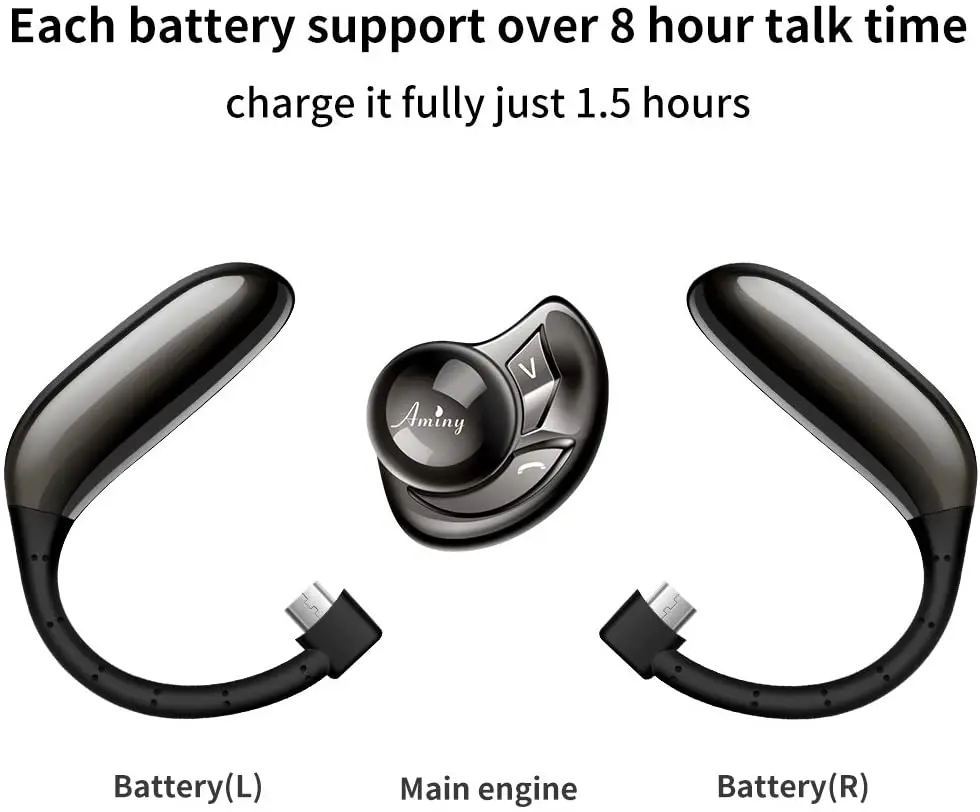 Bluetooth 4 2 гарнитура с Шум микрофон функцией шумоподавления наушники установленный