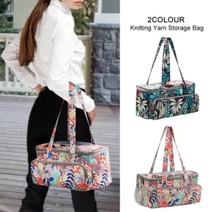 Органайзер для вязания, сумка для хранения пряжи, Женская водонепроницаемая сумка для вязания, держатели для шерстяных сумок или сумок для покупок