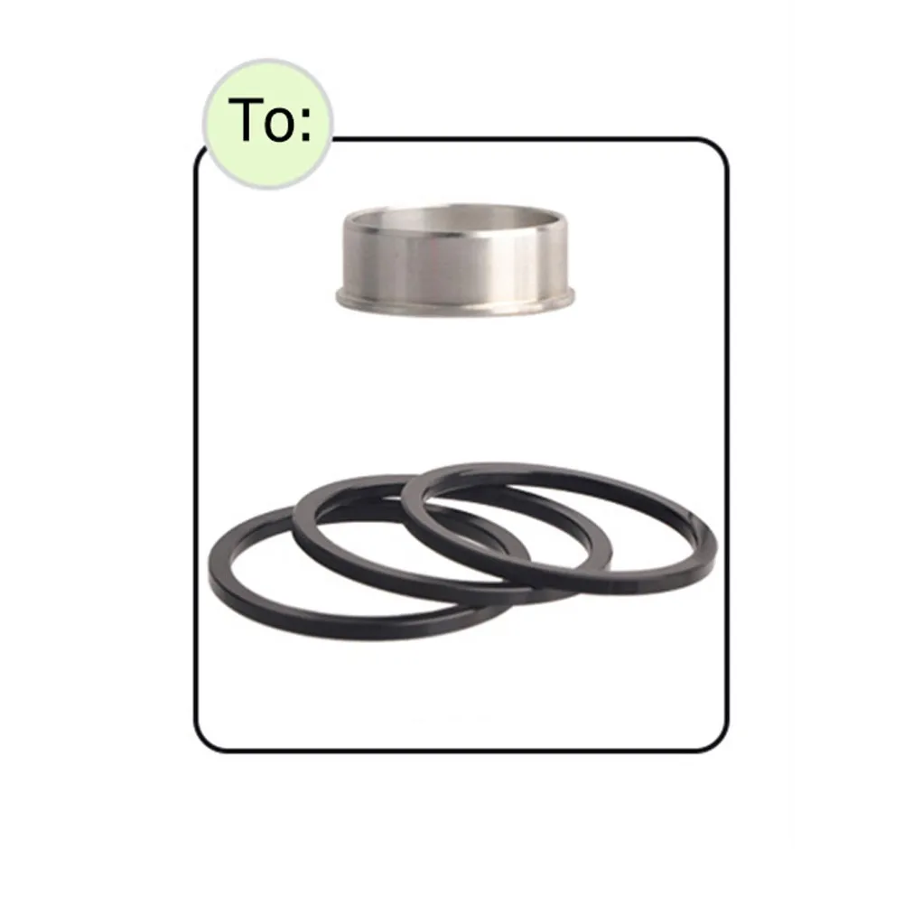 

MTB Road Bicycle Bearing Adapter Sealing Ring Reducing Sleeve Set Mountain Bike Ceramic BB Thread Bottom Brackets For 68-73mm