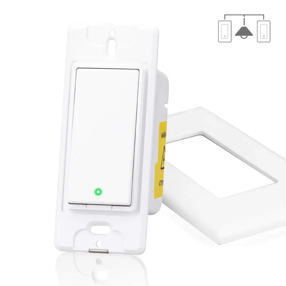 Meross Smart WiFi 3-Way Switch совместимый с Alexa Google Assistant и IFTTT простая настенная установка