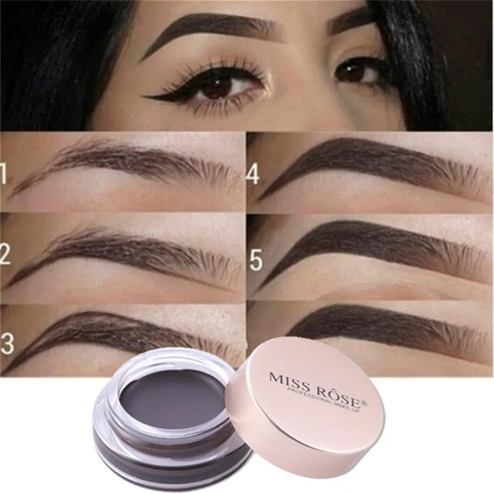 Бренд Профессиональный 6 цветов бровей оттенок макияж водостойкая помада гель