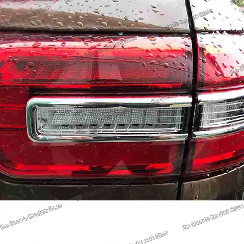 

lsrtw2017 auto Car Rear tailight frame Trims Interior Accessories Mouldings for Changan Cs95 2017 2018 2019 foglight chrome