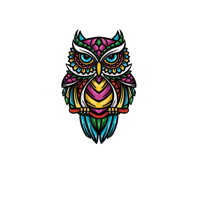 1 шт. мультяшная сова единорог животное птица тигр модный патч сделай сам