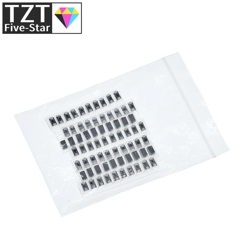 Комплект диодов Шоттки 70 шт./лот SMD M1 1N4001 M4 1N4004 M7 1N4007 SS14 US1M RS1M SS34 7 значений * 10 шт. -
