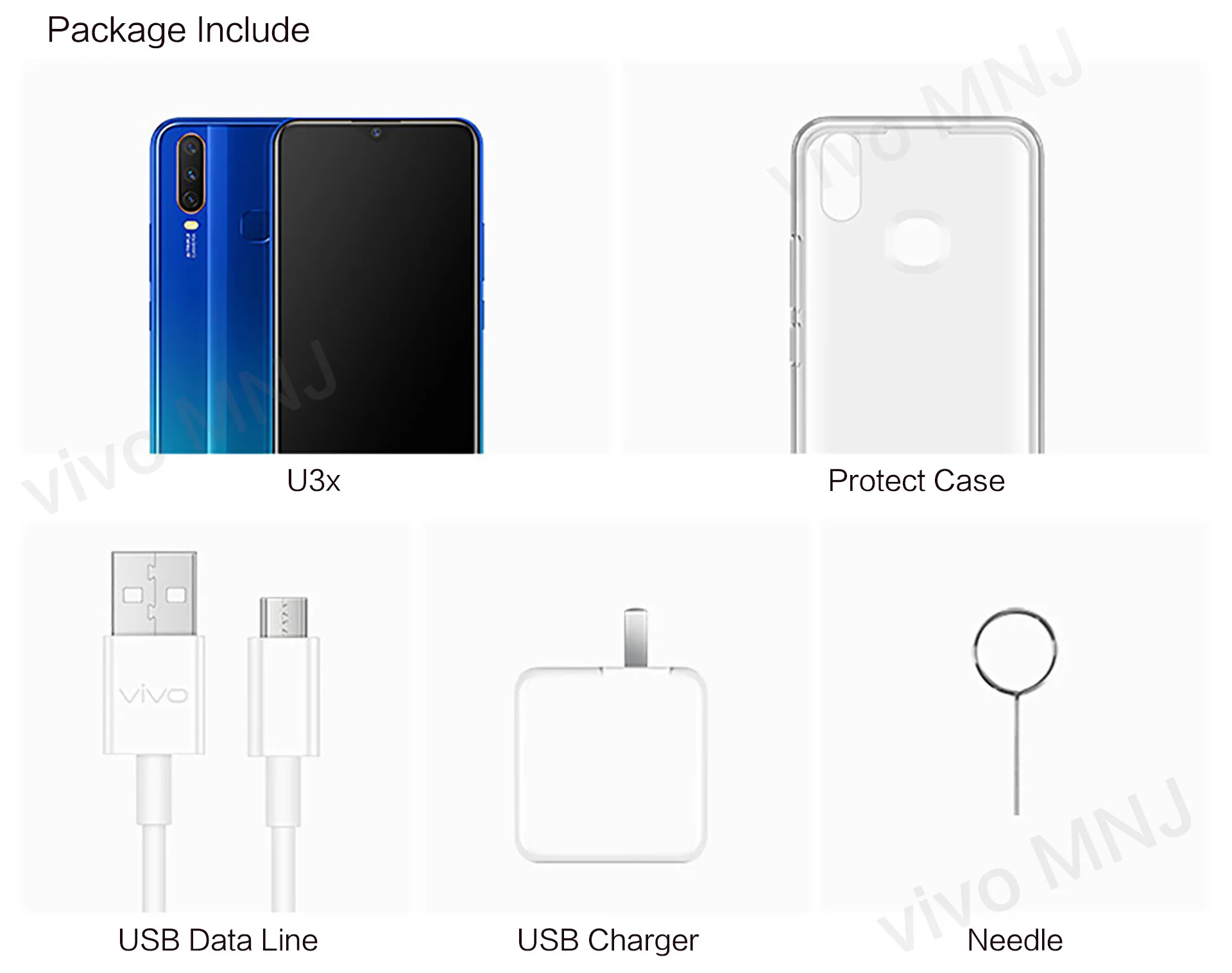 vivo U3x Snapdragon665 мобильный телефон Android Восьмиядерный 5000 мАч Быстрая зарядка 6,3" 3 камеры Новая модель телефона