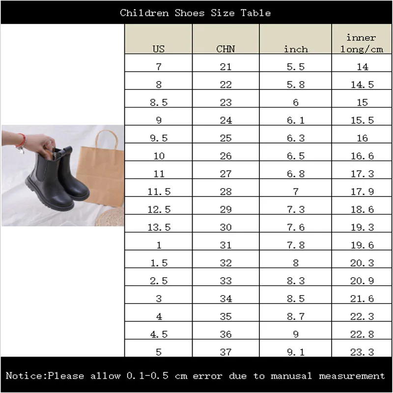 

2020 spring and autumn new British style girls leather shoes Chelsea short boots children's shoes high-top