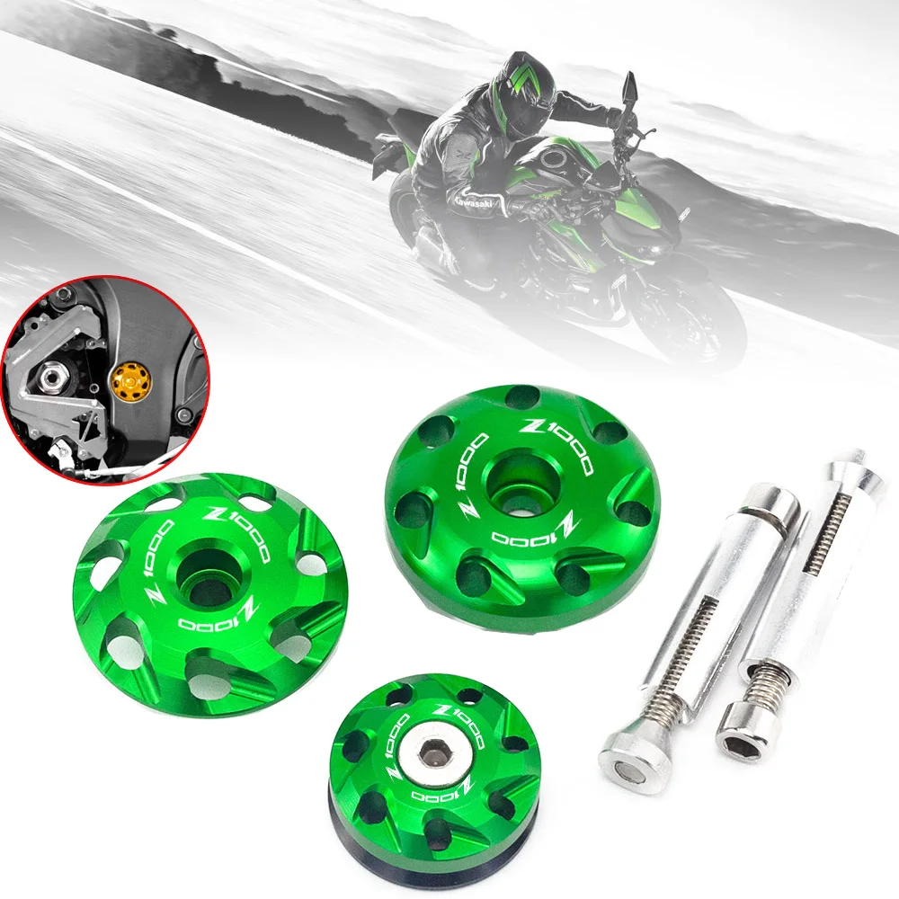 

For Z1000SX NINJA1000 2011-2015 Z1000 2010-2020 CNC Aluminum Motorcycle Frame Hole Cap Cover Plug Bolt For Protector