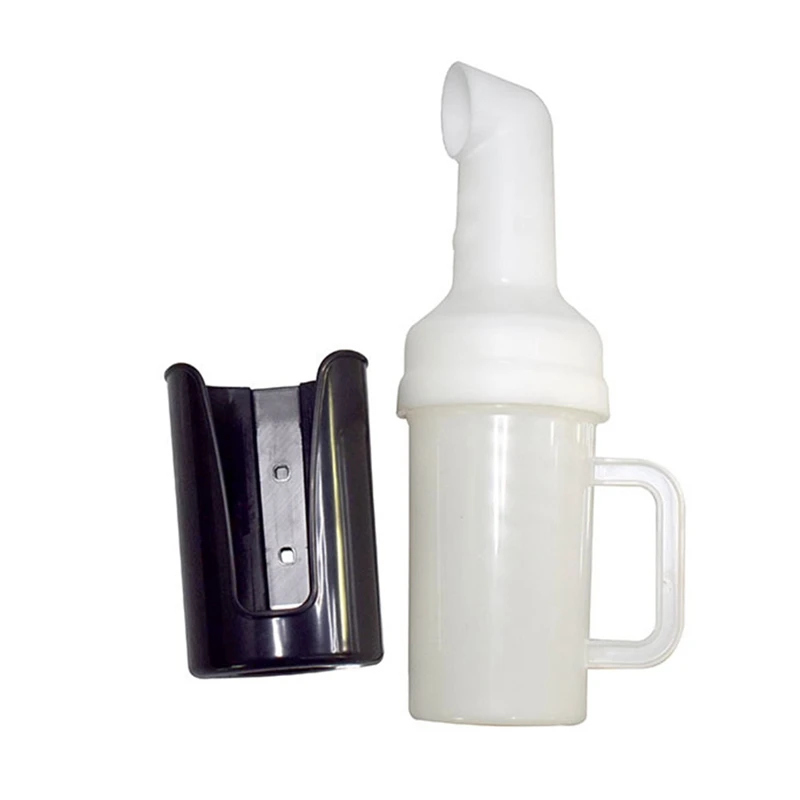 

Golf Cart Sand Bottle with Rattle Proof Holder for Club Car EZGO Yamaha,Divots Filler Sand & Seed Bottle