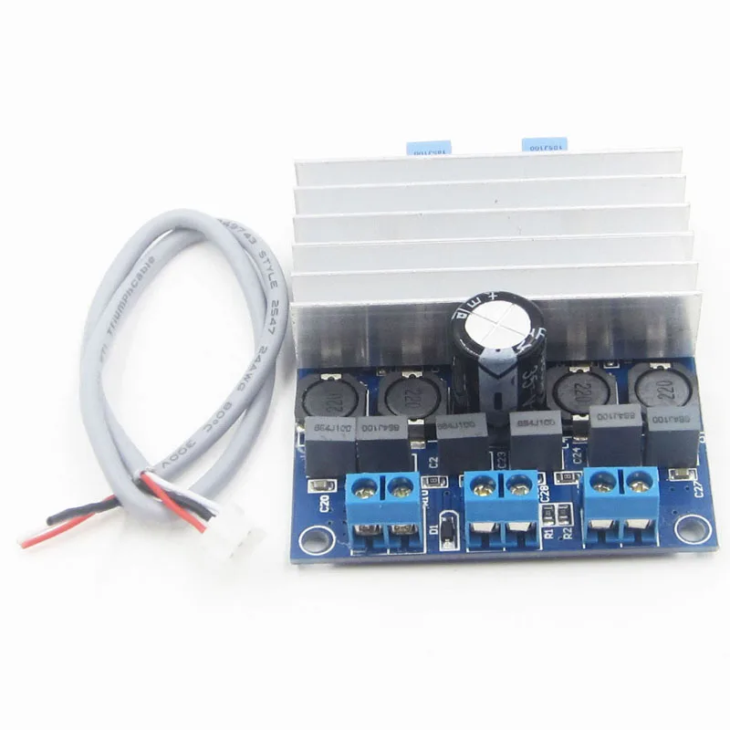 

TDA7492 2x50W D Class High-Power Digital Amplifier Board AMP Radiator 50W+50W Dual Double 50w 2*50W Amp Module