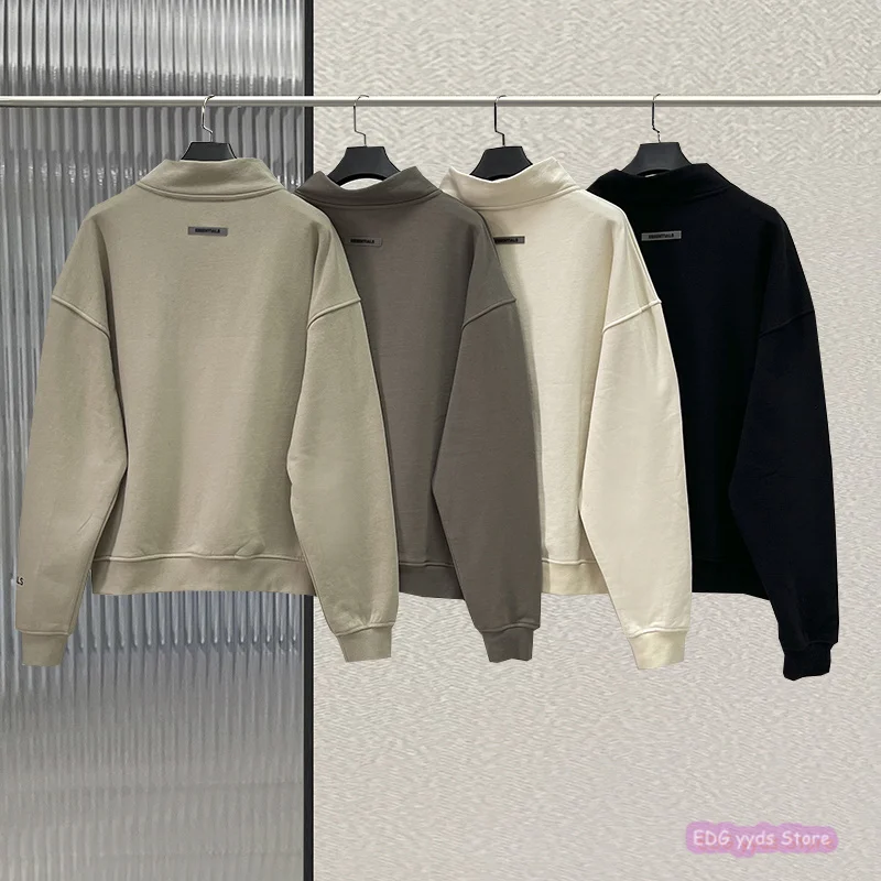 Свитшот унисекс на молнии брендовый пуловер с резиновым принтом и логотипом худи