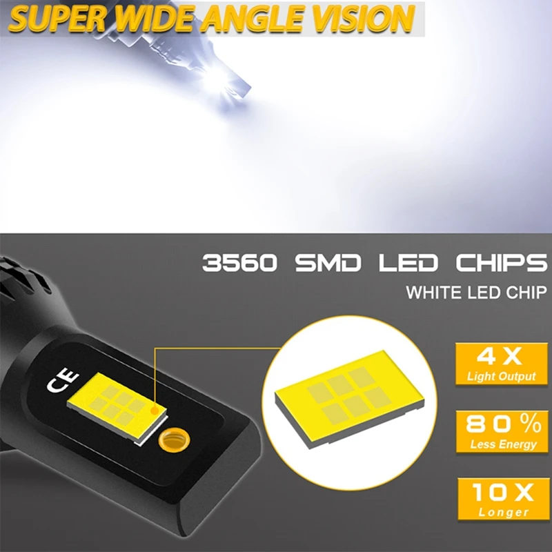 Светодиодная лампа Canbus BA15S BAU15S PY21W/5W 1156 Led BAY15D 3570SMD 2 шт.|Сигнальная лампа| |