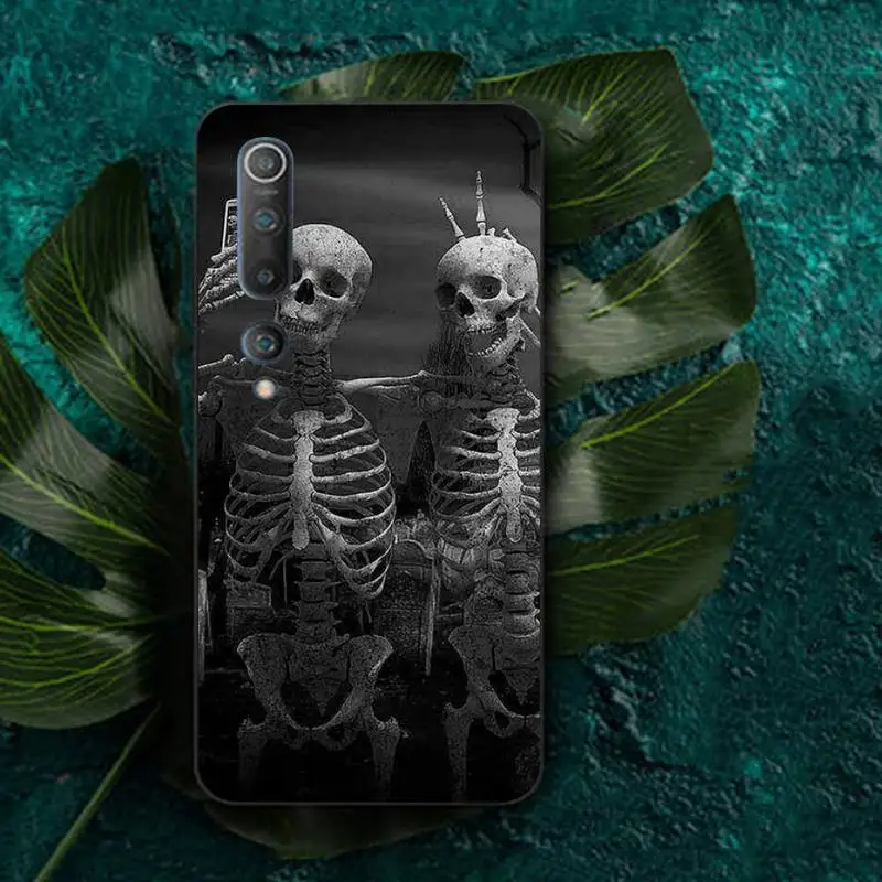 FHNBLJ ручной каркас с черепом для RedMi note 7 8 9 6 5 4 X pro 8T 5A | Мобильные телефоны и