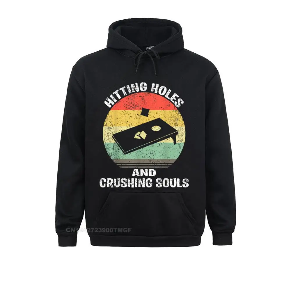 ЗАБАВНЫЕ РЕТРО толстовки большого размера с дырками и Измельчением души