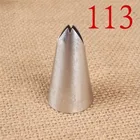 #113 средней насадки для создания листьев Нержавеющаясталь глазури трубопроводов сопла для украшения торта Кондитерская насадка комплекты кекс инструменты декоратор для десерта