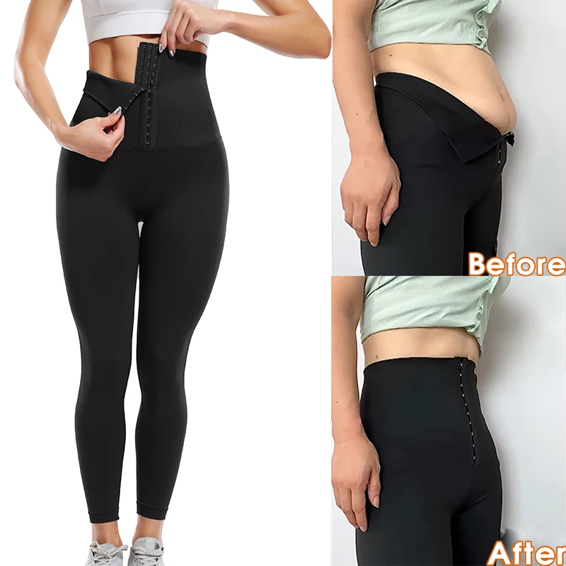 

Womens High Waisted Compression Pants Tummy Control Scrunched Booty Leggings Workout Running Butt Textured Tights