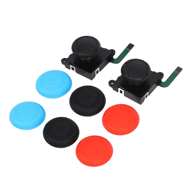 

2-Pack 3D Joycon Joystick Replacement,ABLEWE Analog Thumb Stick Joy Con Repair Kit for Nintendo Switch, Include Tri-Wing, Cross