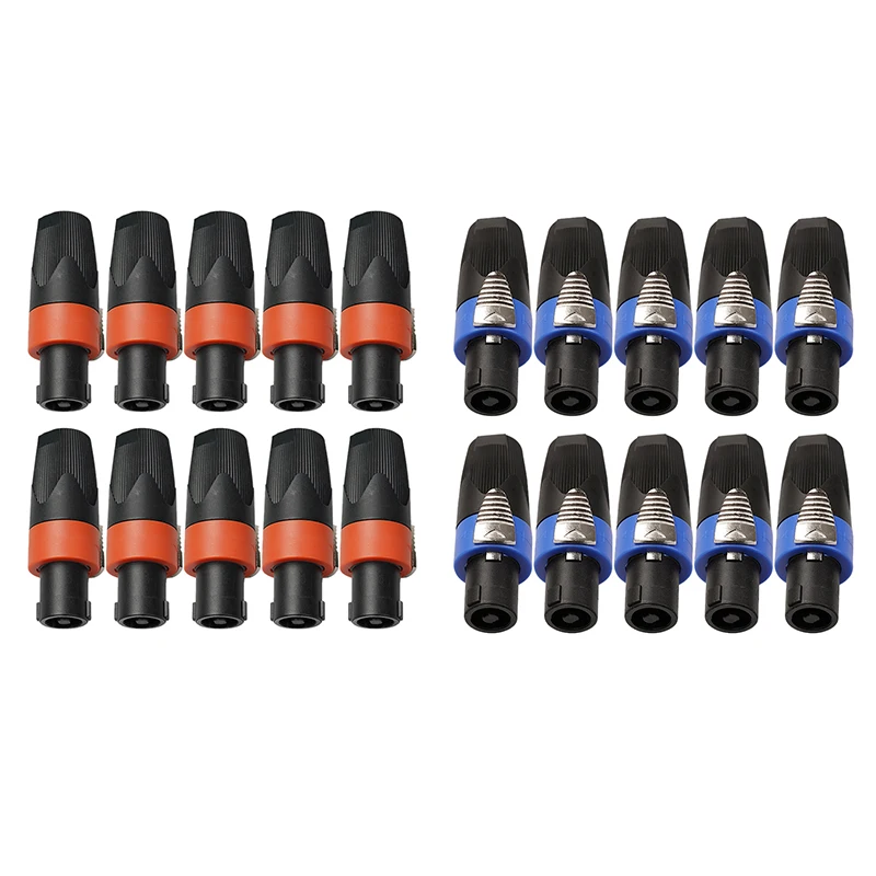 

1Set NL4FC Talk Connections Type 4 Pole Plug Male Speaker o Plug