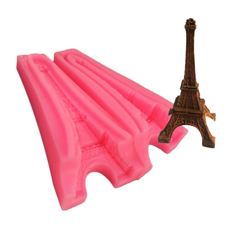 

3D Paris Eiffel Tower Cake Fondant Mold Silicone Epoxy Resin Mold Candle Mould