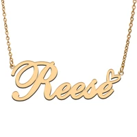 reese name tag necklace personalized pendant jewelry gifts for mom daughter girl friend birthday christmas party present